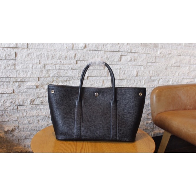 ★レア商品★HERMES エルメス Garden Party ガーデンパーティー 30 トートバッグ ブラック H051568CK89