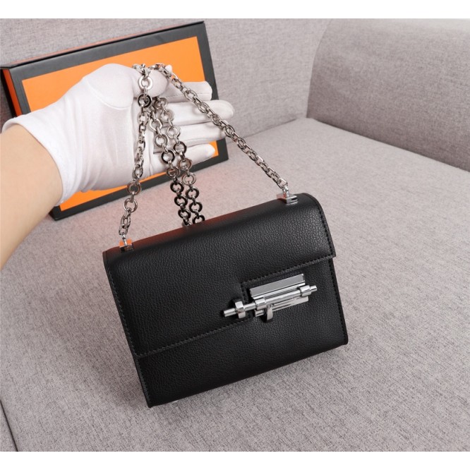 ★新入荷★HERMES エルメス Verrou ヴェルー ブリック チェーンショルダーバッグ ミニバッグ H073691CK89
