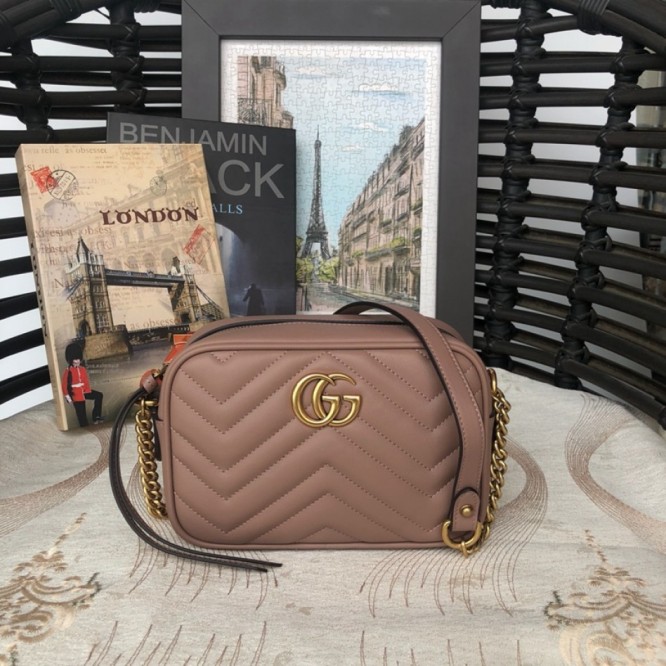 Gucci〔GGマーモント〕 キルティング ミニバッグ448065