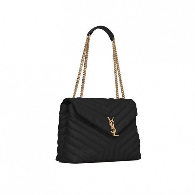 【世界中で大人気】YSL サンローラン ルル ミディアム キルティングレザー ブラック 574946DV7271000