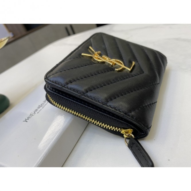 YSL・レザー コンチネンタルウォレット 財布 折財布