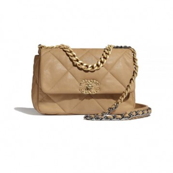【世界中で大人気】CHANEL シャネル フラップ バッグ 直営店買付 ウィメンズ クラッチ ダークベージュ AS1160 B01901 N5454