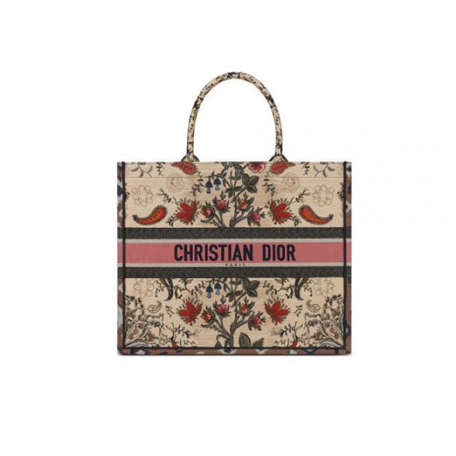 【世界中で大人気♪】Dior 新作21SS DIOR BOOK TOTE ハンドバッグ マルチカラー M1286ZRFX_M884