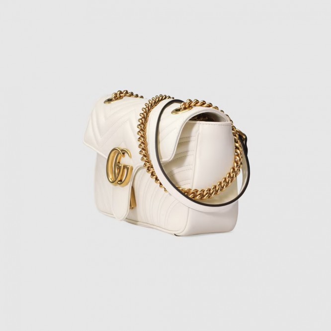 【芸能人愛用☆】GUCCI グッチ 〔GGマーモント〕キルティング スモール ショルダーバッグ 443497 DTDIT 9022