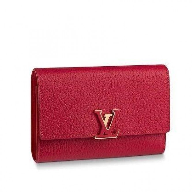 【ヨーロッパ直営店】LV★ポルトフォイユ カプシーヌ コンパクト