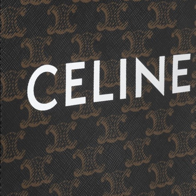 【CELINE】ミニトートバッグ ショルダー トリオンフ ブラック