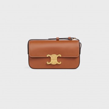 【CELINE】トリオンフ ショルダーバッグ TRIOMPHE CANVAS ブラウン