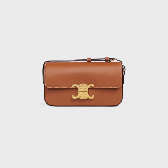【CELINE】トリオンフ ショルダーバッグ TRIOMPHE CANVAS ブラウン