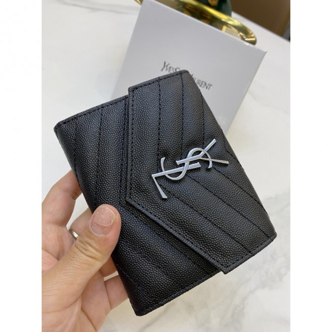 YSL・レザー コンチネンタルウォレット 財布 折財布