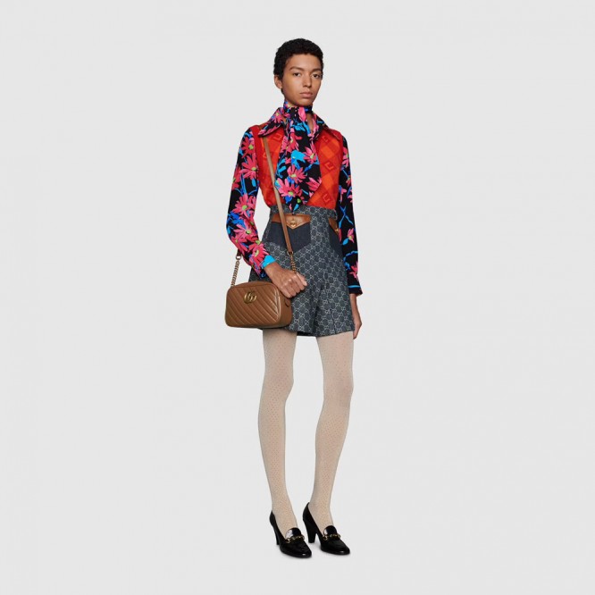 【人気アイテム☆】GUCCI グッチ 〔GGマーモント〕キルティング スモール ショルダーバッグ 447632 0OLFT 2535