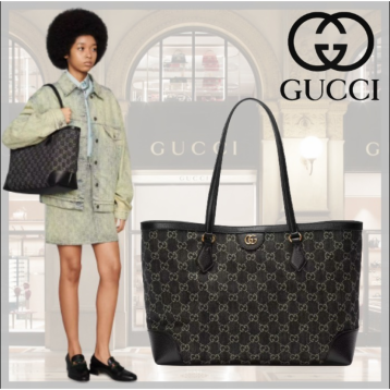 【GUCCI】Ophidiaミディアム デニム トート