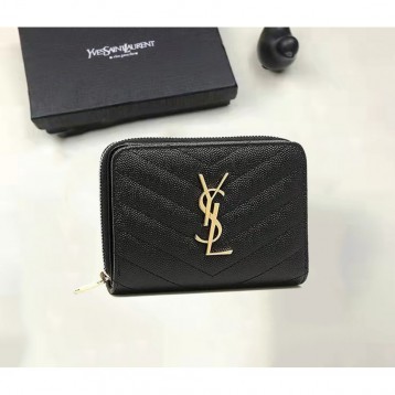 YSL・レザー コンチネンタルウォレット 財布 折財布