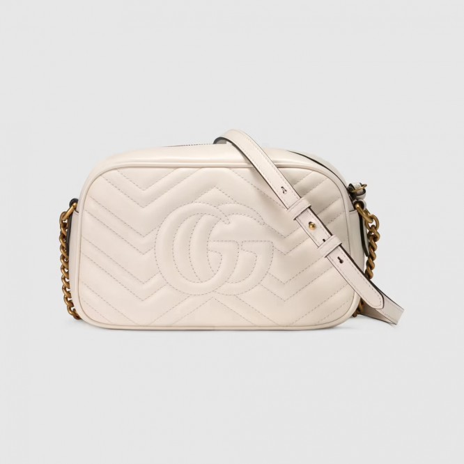 【人気アイテム☆】GUCCI グッチ 〔GGマーモント〕キルティング スモール ショルダーバッグ 447632 DTD1T 9022