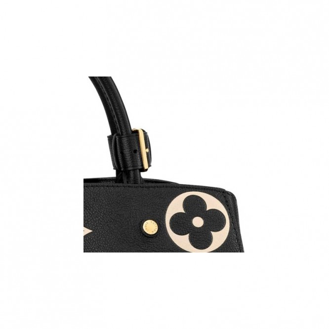【人気商品】LOUIS VUITTON ルイ・ヴィトン モンテーニュ MM モノグラム・アンプラント ブラック ベージュ M45499