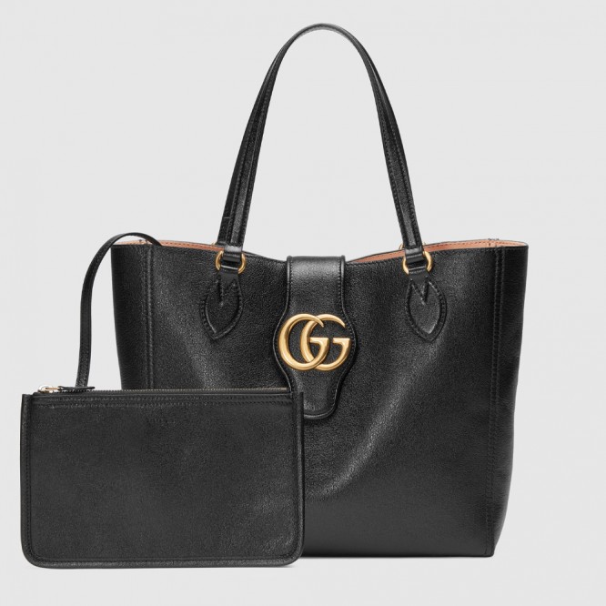 【直営店買付★】GUCCI ダブルG付き スモール トートバッグ 652680 1U10T 1000