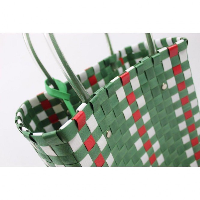 【直営購入】MARNI フラワーカフェ ピクニック バッグカゴ マルニ ハンドバッグ レディース バッグ グリーン GREEN