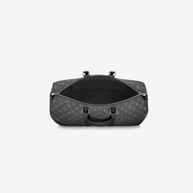 【完売間近】LOUIS VUITTON キーポル・バンドリエール 45 モノグラム・エクリプス ソフトラゲージ ダッフルバッグ M40569