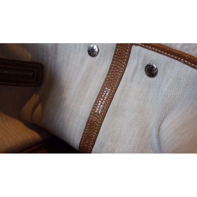 ★レア商品★HERMES エルメス Garden Party ガーデンパーティー 30 トートバッグ ブラウン H051568CK37