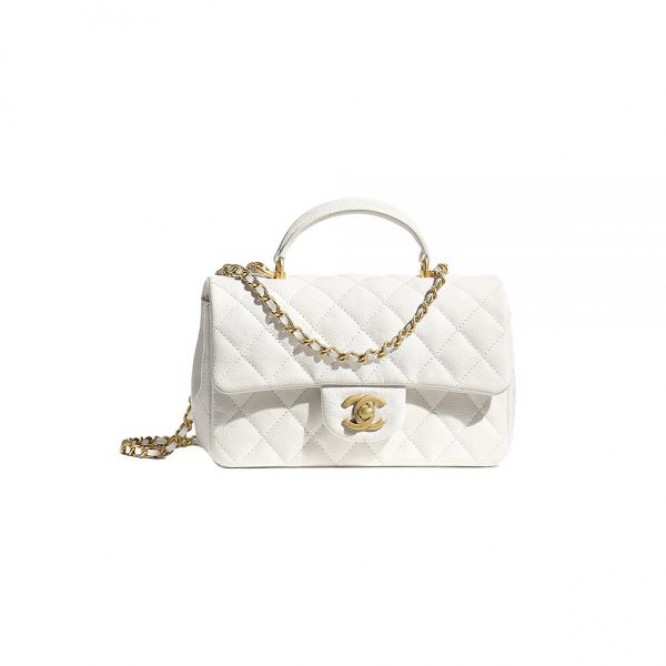 【希少♡人気の☆シャネル】CHANEL シャネル バッグ　トップハンドル ミニ フラップ AS2431 B05576 45002