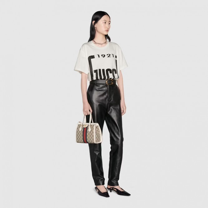 【セレブ愛用☆】GUCCI グッチ 〔オフィディア〕スモール トートバッグ  ベージュ GGスプリーム キャンバス 547551 K05NB 9794