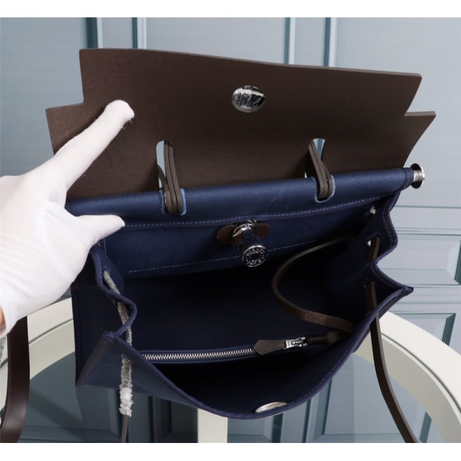 【直営店買付】HERMES エルメス Herbag Zip エールバッグ・ジップ31 Retourneキャンバス H078971CKAM