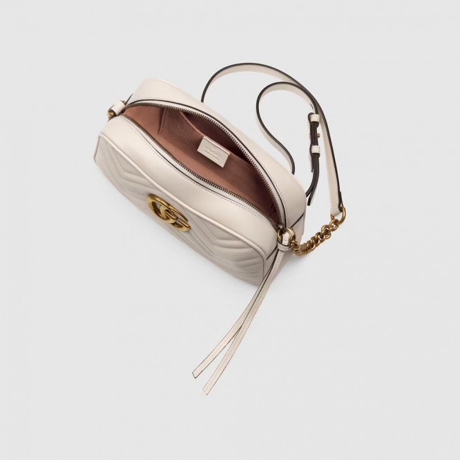 【人気アイテム☆】GUCCI グッチ 〔GGマーモント〕キルティング スモール ショルダーバッグ 447632 DTD1T 9022