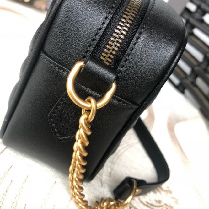 Gucci〔GGマーモント〕 キルティング ミニバッグ448065