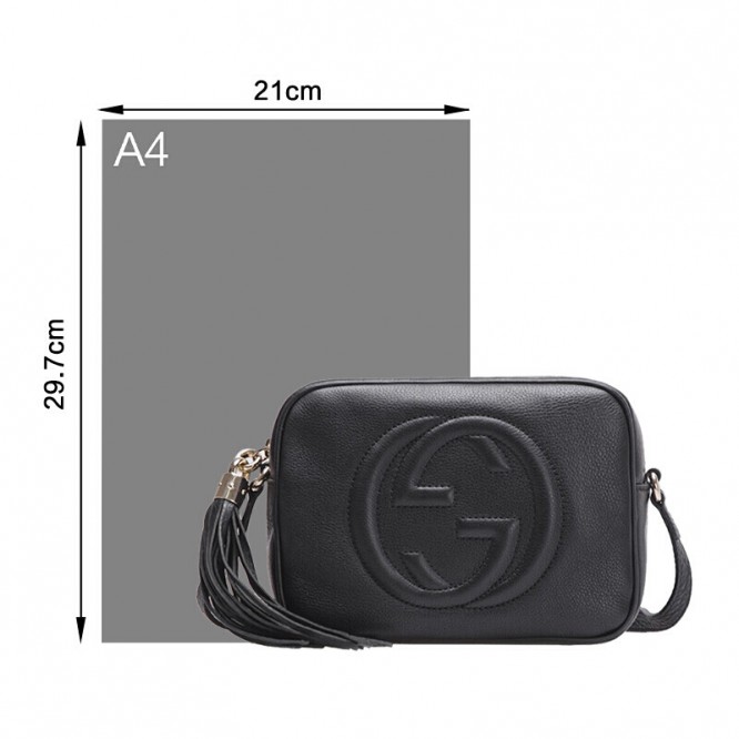 【直営店買付★】GUCCI 〔ソーホー〕レザー スモール ディスコバッグ 308364 A7M0G 1000