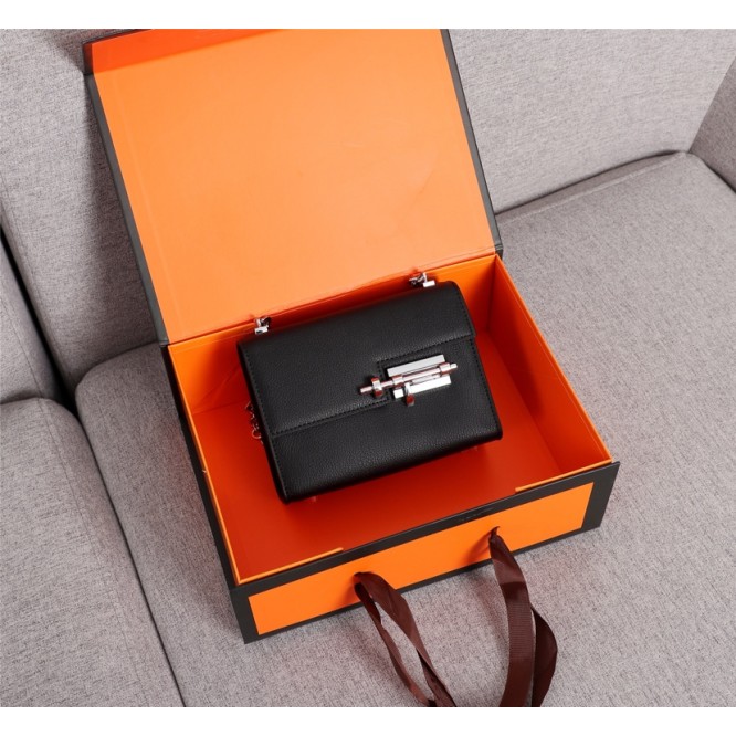 ★新入荷★HERMES エルメス Verrou ヴェルー ブリック チェーンショルダーバッグ ミニバッグ H073691CK89