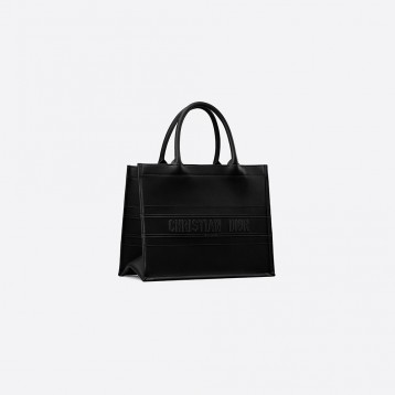 【新作バッグ♪】DIOR ☆ビジネスにも☆DIOR BOOK スモールトートバッグ ショルダー ブラック M1296ZGSB_M900