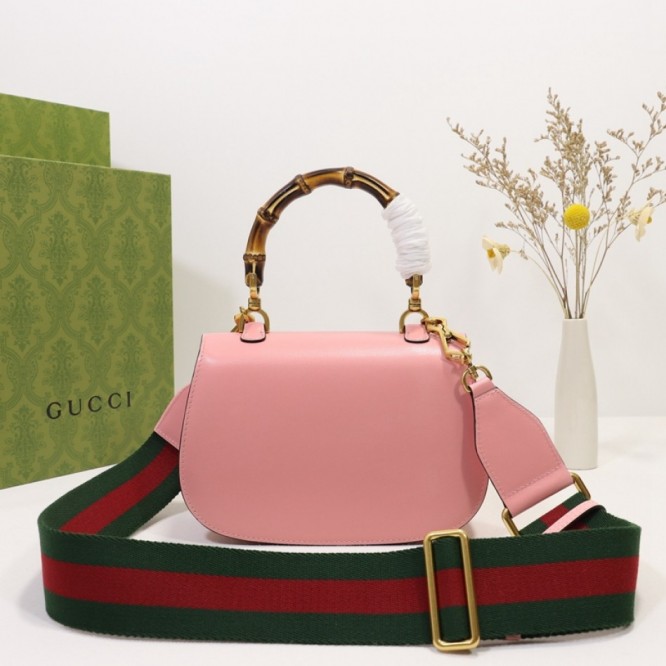 Gucci〔グッチ バンブー 1947〕 スモール トップハンドルバッグ ‎675797 