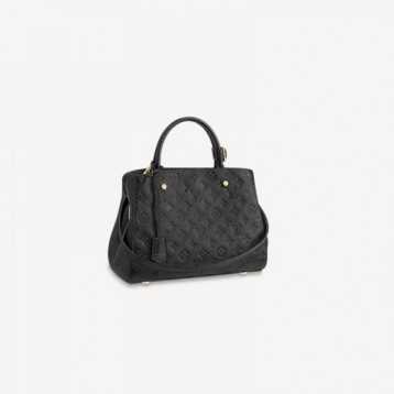 【1223更新商品】LOUIS VUITTON ルイ･ヴィトン モンテーニュ MM モノグラム・アンプラント ノワール M41048