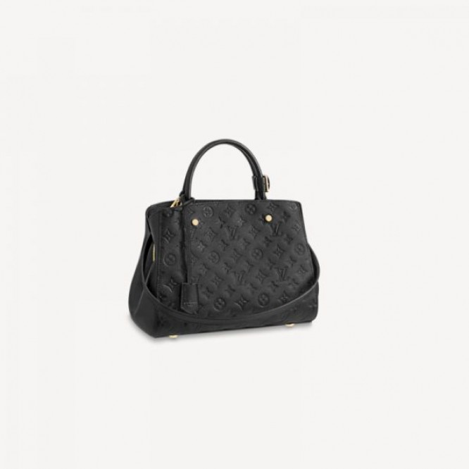 【1223更新商品】LOUIS VUITTON ルイ･ヴィトン モンテーニュ MM モノグラム・アンプラント ノワール M41048
