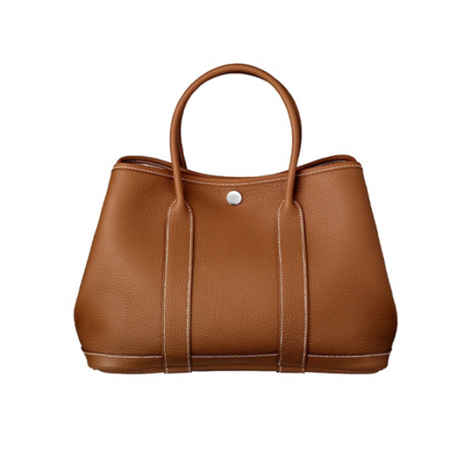 ★レア商品★HERMES エルメス Garden Party ガーデンパーティー 30 トートバッグ ブラウン H051568CK37