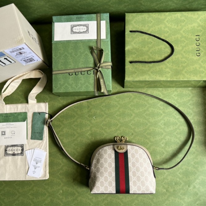 【GUCCI】OPHIDIA GG SUPREME ショルダーバッグ