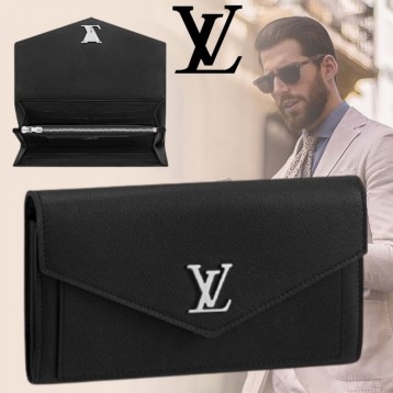 Louis Vuitton ポルトフォイユ 長財布黒 財布レザー