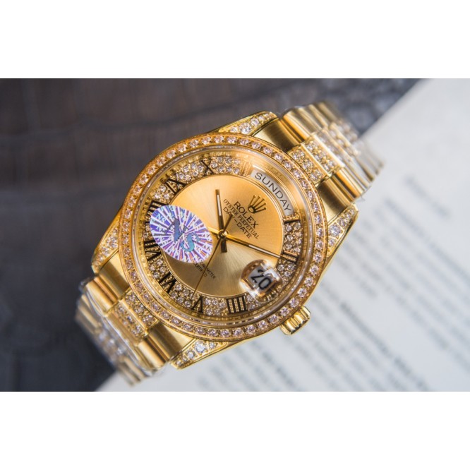 Rolex ロレックス SUPRE品 デイトジャスト Swiss 2836 ムーブメント搭載 GX-2001P1100-RO95