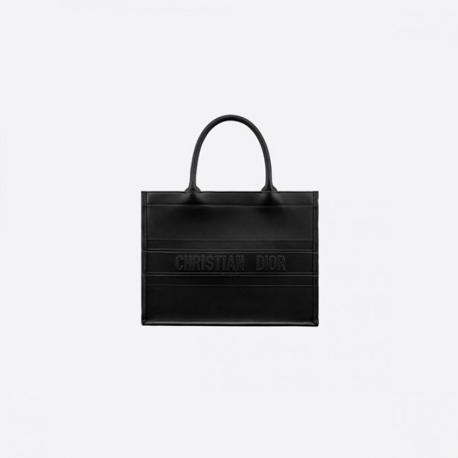 【新作バッグ♪】DIOR ☆ビジネスにも☆DIOR BOOK スモールトートバッグ ショルダー ブラック M1296ZGSB_M900