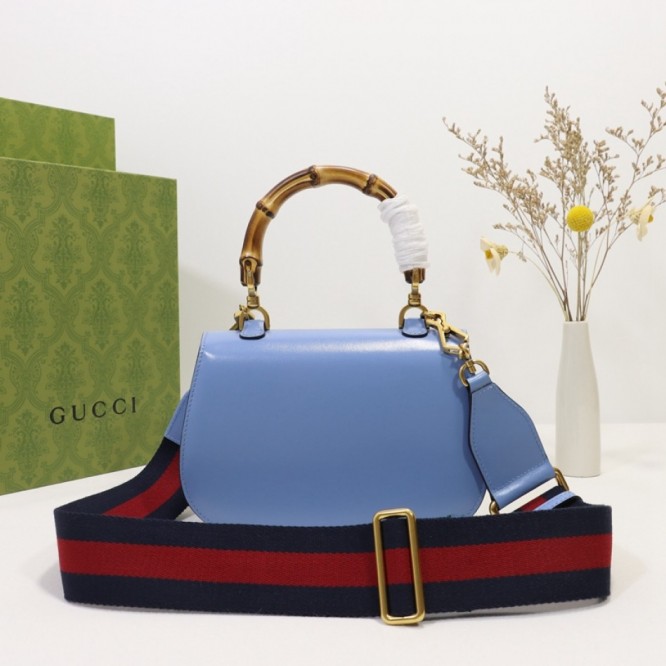Gucci〔グッチ バンブー 1947〕 スモール トップハンドルバッグ ‎675797 