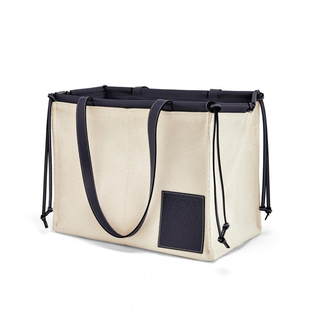 新作★LOEWE★クッショントート スモール (キャンバス＆カーフ) 330.02AA93