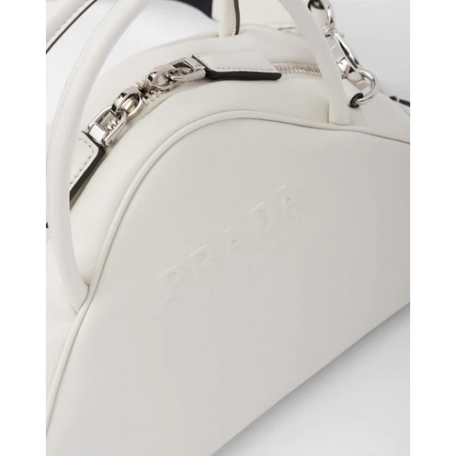 ☆大人気新作☆PRADA プラダ ホワイト レザー トップハンドルバッグ 1BB082_2BYA_F0009_V_NEO