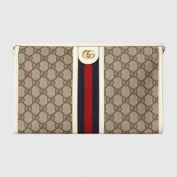 【在庫僅か☆】GUCCI グッチ 〔オフィディア〕GG ポーチ  ベージュ GGスプリーム キャンバス 598234 96IWT 9794