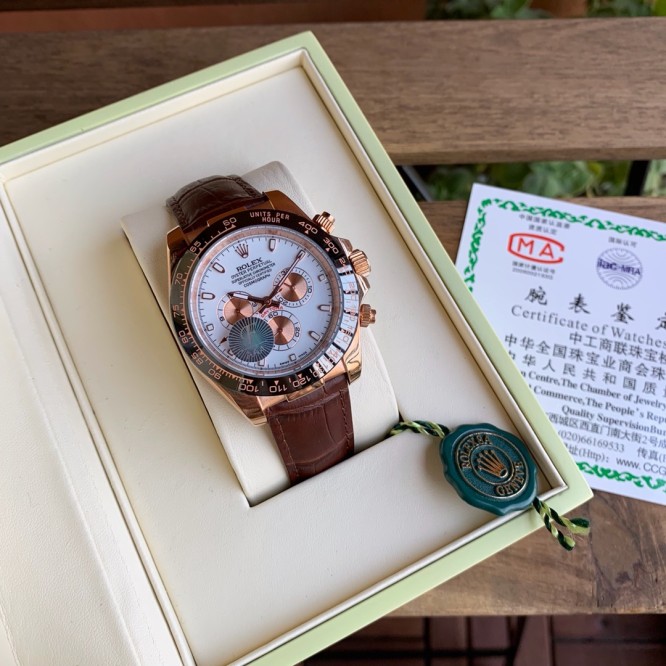 Rolex ロレックス メンズデイトナ Asian 7750 ムーブメント搭載 TSH-2001P400-RO160