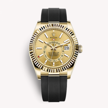 326238 スカイドゥエラー オイスター、42 mm、イエローゴールド