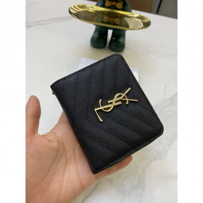YSL・レザー コンチネンタルウォレット 財布 折財布