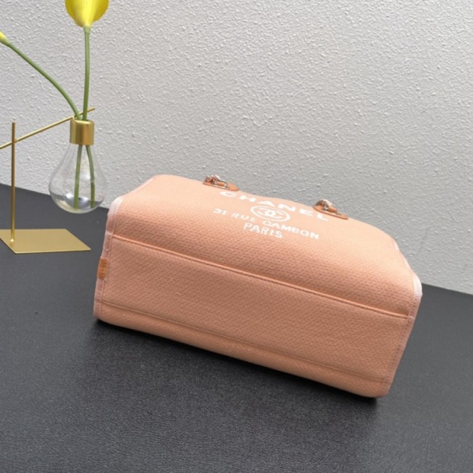 CHANELビーチキャンバスバッグキャンバストートショッピングバッグ