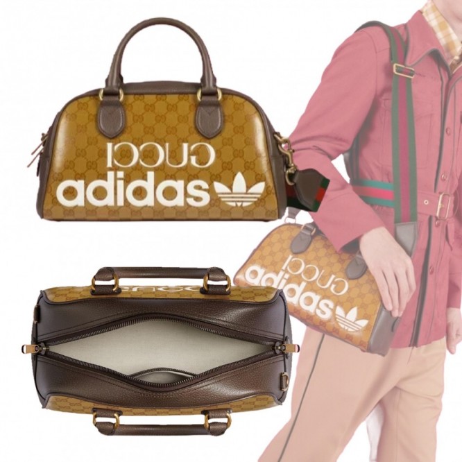 【GUCCI】グッチ adidas x Gucci ミニ ダッフルバッグ