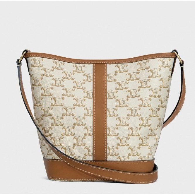 【CELINE】スモールバケット バッグ ベージュ