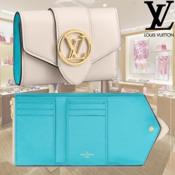 ルイヴィトン ポルトフォイユ LV ポンヌフ コンパクト 折り財布