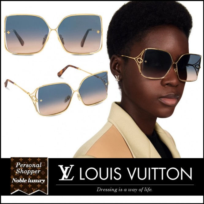 LOUIS VUITTON サングラス LVペタル スクエア 